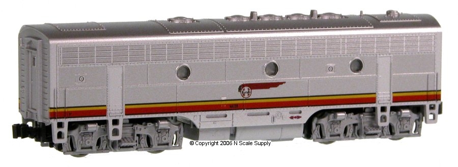 AT&SF - Diesel - F-7B - Red Bonnet  with DCC - Kato 176-2211